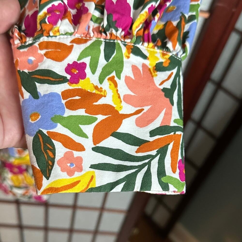 Eloquii Floral Midi Dress - Multicolor - Picture 4 of 8